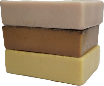 ashly care Chandan & Coffee & Orange Handmade Soap Bar Combo(3 x 100 g)