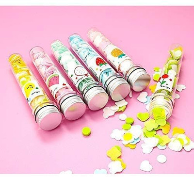 Trendy Styler Good Travel Soft Paper Soap Flower Design Tube Shape Bottle(6 x 10 g)