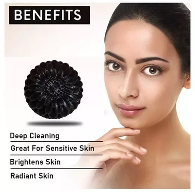 DRIDDLE Activated Charcoal Brilliance: Detoxify Your Skin with Our Invigorating Soap(50 g)