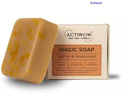 ACTIWOW Magic Soap Dream Glow Bar with Soft Berry Cream(100 g)