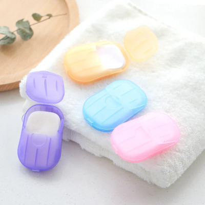 MILAN Enterprise Disposable Mini Soap Paper Travel Hand Washing Box-X35(4 x 12.5 g)