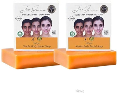 ACTIWOW Jiore Soap Kojic Skin Detox with Natural Herbs(2 x 100 g)