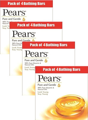 Pears Pure & Gentle Soap Bar(4 x 1 g)