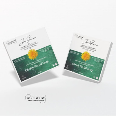 ACTIWOW Jiore Chrisy Soap Radiant Aloe Vera for Skin Detox CS01(2 x 50 g)