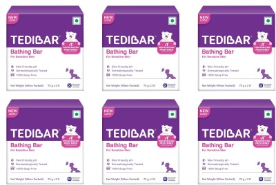 Tedibar Baby Bathing Bar(6 x 150 g)