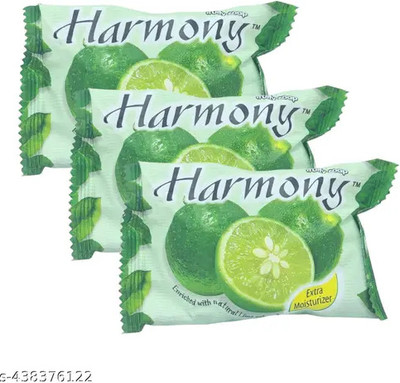 cezliar Harmony soap natural fruite soap ,MADE IN INDONESIA,LIME FLAVOUR(3 x 75 g)