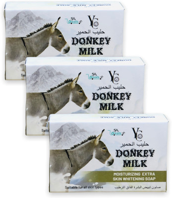 YC WHITENING Donkey Milk Moisturizing Extra whitening(3 x 100 g)