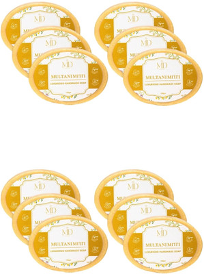 MD COSMETIC Multani Mitti Soap_12(12 x 8.33 g)