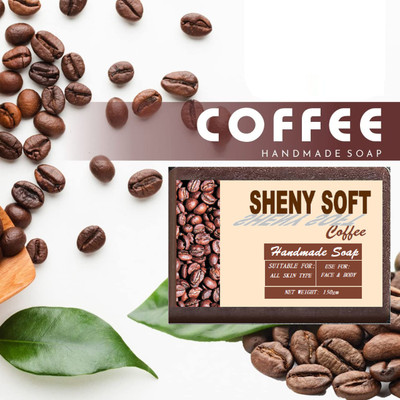 sheny soft Coffee Handmade Bathing Soap Remove Acne, Ageing ,(150 g)