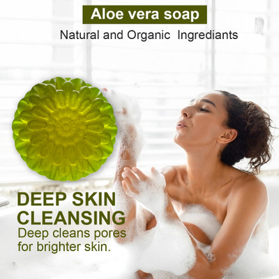 CHITAKSH Anti-Aging Aloe Vera Soap for Youthful Skin(100 g)