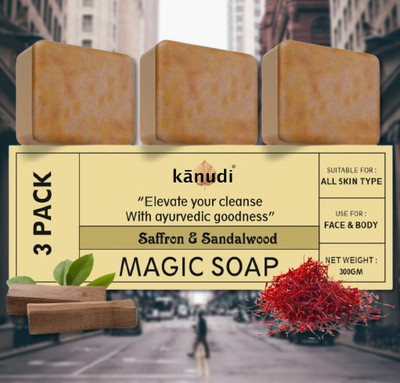 KaNuDi Soap for Refreshing & Glowing Skin(3 x 100 g)