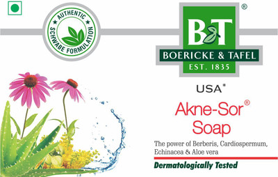 Boericke & Tafel Akne Sor Soap - For acne & pimple free skin(3 x 75 g)