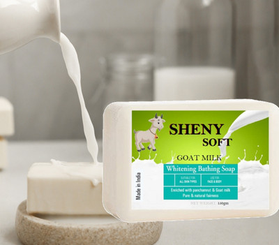 sheny soft goatt milk soap base for skin whiteing(150 g)