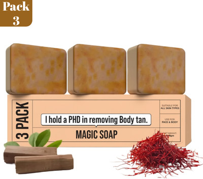 VIVAGLO Organic magic soap ghr soap detan | soaps magic body wash c(3 x 100 g)