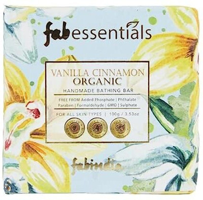 fabessentials Vanilla Cinnamon Handmade Bathing Bar - 100 gm(100 g)
