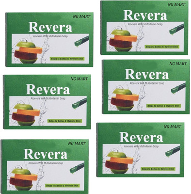 NG MART NG REVERA ALOEVERA NEEM SOAP PACK OF - 6(6 x 75 g)