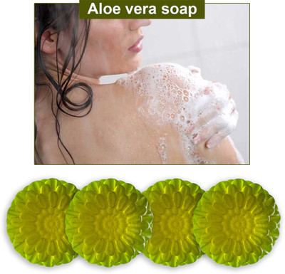 Groovy Invigorating Aloevera Soap with Natural Ingredients (100GM) (PACK OF 4)(4 x 100 g)