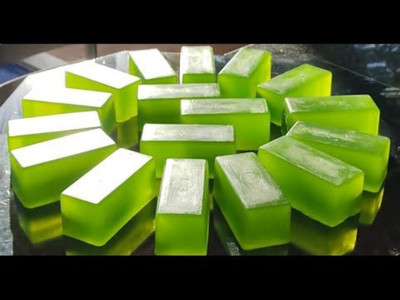 ZOVISU Pure and Natural Aloe Vera Glyserine Melt And Pour Soap Base Raw Material(500 g)