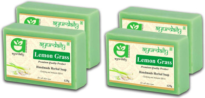 Ayurdaily Natural Lemon Grass Soap(4 x 125 g)