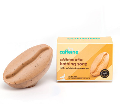 mCaffeine Coffee Bathing Soap 75g (Pack of 2)(2 x 75 g)