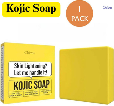 CHIWA Glow Up Kojic Soap with Niacinamide for Bright and Clear Skin(100 g)