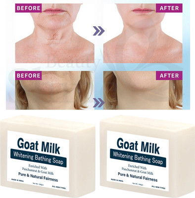 Velocius Enterprise Goat Milk Whitening Soap with Kojic Acid and Shea Butter(2 x 100 g)
