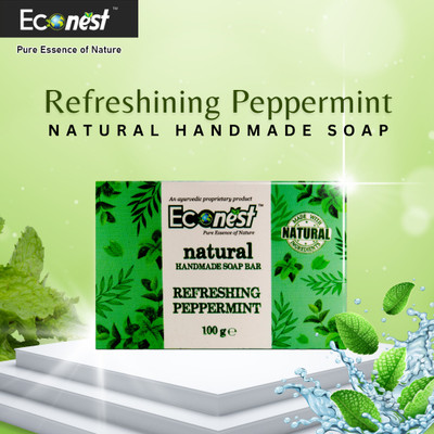 ECONEST Handmade Refreshing Peppermint Soap(0.1 g)