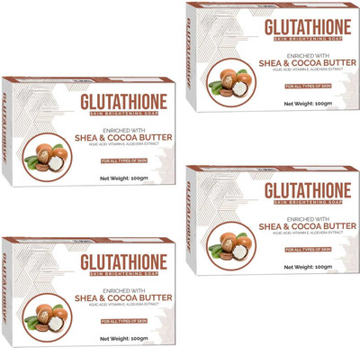 DOOMSDAY SHEA & COCONUT BUTTER SOAP FOR CLEAN & FRESH HEALTHY SKIN PACK OF(4 x 100 g)