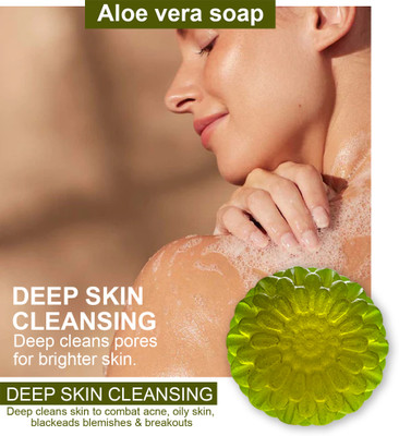 CHITAKSH Aloe Vera Soap with Jojoba Oil for Added Moisture(100 g)