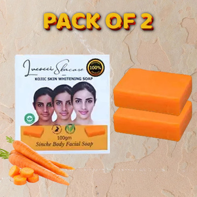 Xelova Facial Soap FOR ACNE INSTANT GLOWING Skin Soap(2 x 100 g)