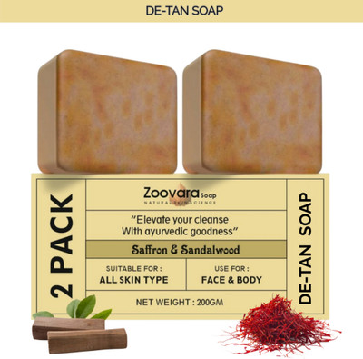 zoovara Nourish and Hydrate Your Skin with Sandalwood(2 x 100 g)