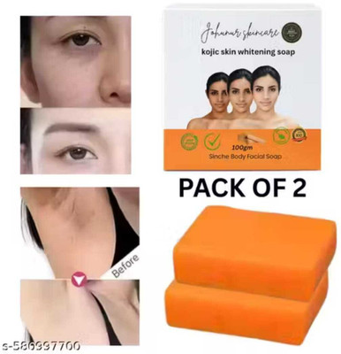 Dr. NAvadiya PACK-2Jiore Skincare Sinche Body Kojic Skin Brightening Soap(2 x 100 g)