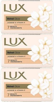LUX VELVET GLOW JASMINE&VITAMIN E (3X150 g) 450 GM PACK OF 3 (3 x 50 g)