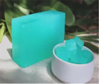 KINEX melt and pour hight quility menthol mint soap base(2 x 50 g)