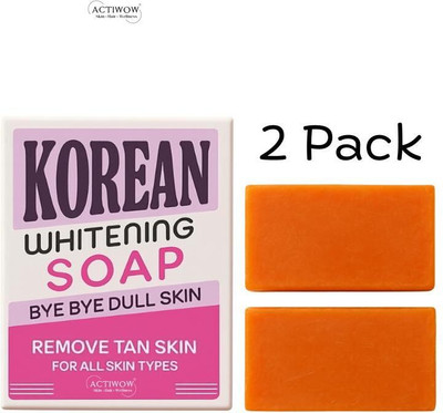 ACTIWOW Korean Soap for Radiant Glow 2PCS(100 g)