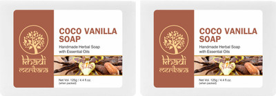 MeriBana Khadi Coco Vanilla Bath Soap(2 x 125 g)