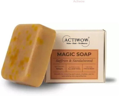 ACTIWOW Magic Soap Milk and Clay Bar for Smooth, Matte Skin(100 g)