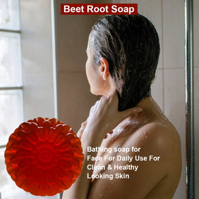 Groovy Refreshing Orange Beet Root Bath Bar (100GM) (PACK OF 1)(100 g)
