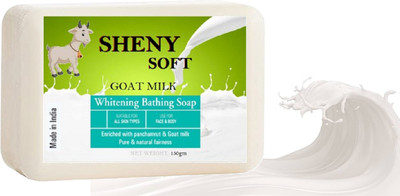 sheny soft Goat Milk Whitening Bathing Soap handmade soap(150 g)