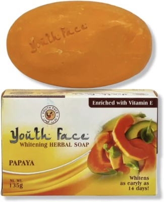 Youth Face Papaya Whitening Herbal Soap Original(125 g)