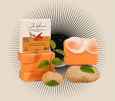 SINOK skincare soap Exfoliate and Hydrate with Herbal Soap Scrub S08(100 g)