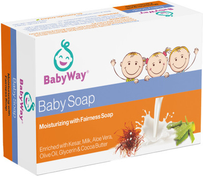 BABYWAY baby soap for, moisturizing with fairness(75 g)