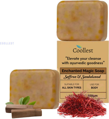 coollest Magic Soap – Glow-Inducing Detan Bar for Clear Skin(2 x 100 g)
