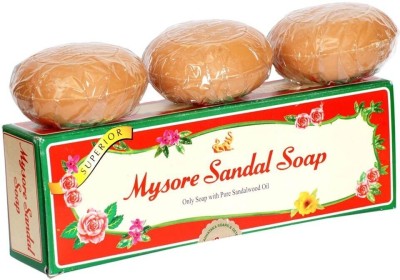 MYSORE SANDAL Bath Tablet Trio Soap(3 x 150 g)