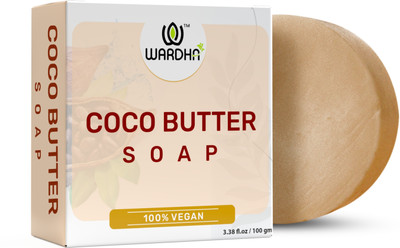 Wardha Coco Butter Soap for DeTan and Glowing Brightening Skin(100 g)