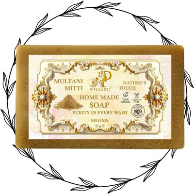 Pihaaru Multani Magic Soap – For Oil-Free & Clear Skin(100g),(100 g)