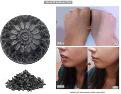 CHITAAKSH Activated charcoal soap for a flawless, even skin tone(100 g)