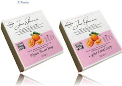 ACTIWOW Jiore Vigwa Whitening Soap for Clear Skin & Hydration Combo(2 x 100 g)