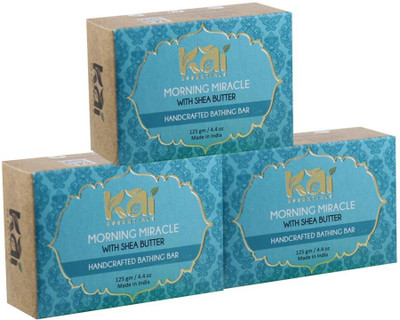 Kai Essentials Morning Miracle Handcrafted Bathing Bar(3 x 125 g)