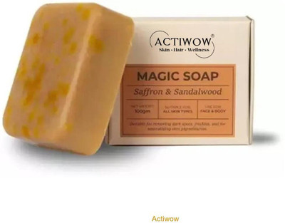 ACTIWOW Magic Soap Smooth & Shine Bar for Skin Clarity and Glow(100 g)